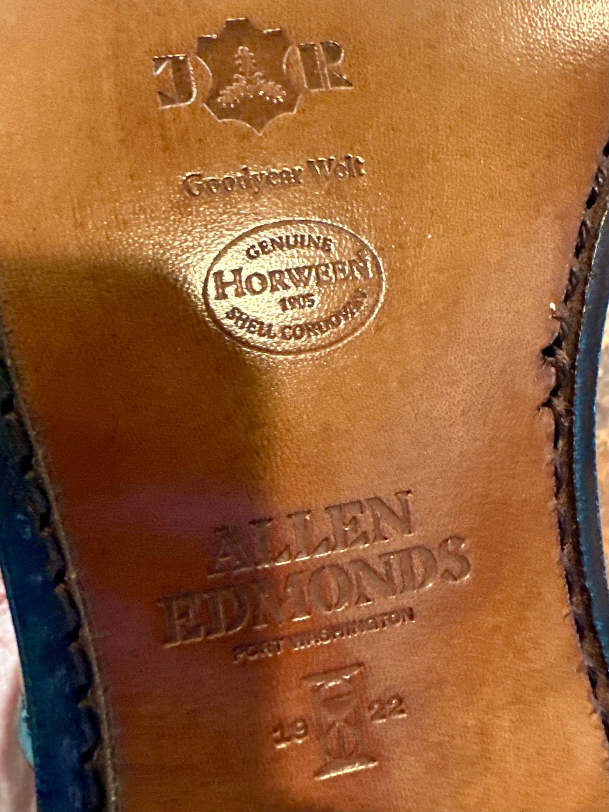 Photo by Suited_n_Booted on June 4, 2026 of the Allen Edmonds Park Avenue in Horween Black Shell Cordovan.