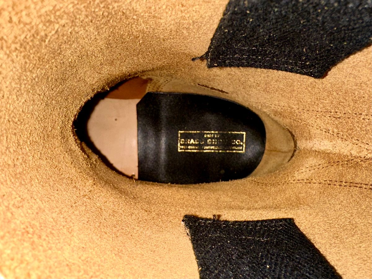Photo by Suited_n_Booted on June 8, 2026 of the Clinch Engineer Boots 11-Inch Height in Degermann Black Gustave Cowhide.