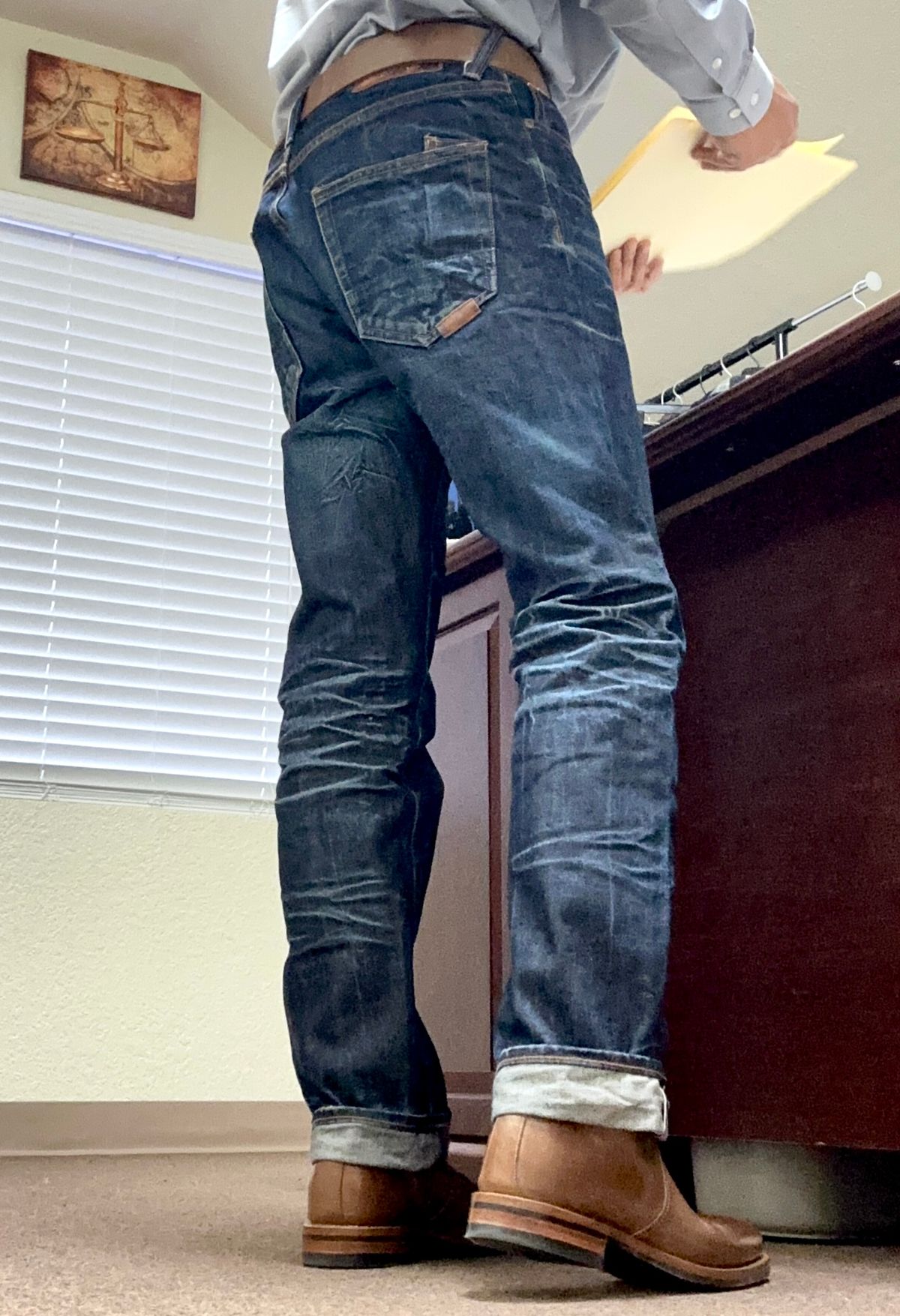 Photo by Suited_n_Booted on May 29, 2026 of the Viberg x Division Road Side Zip in Calf Nubuck Fango.