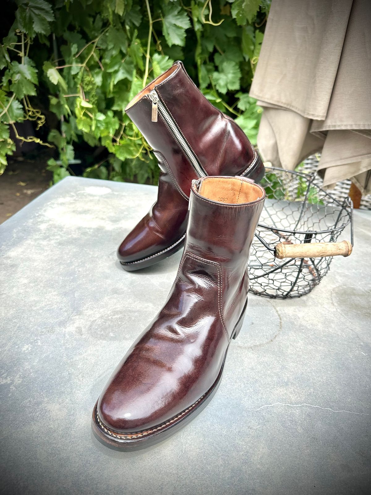 Photo by Suited_n_Booted on June 6, 2026 of the Viberg x Division Road Side Zip in Calf Nubuck Fango.