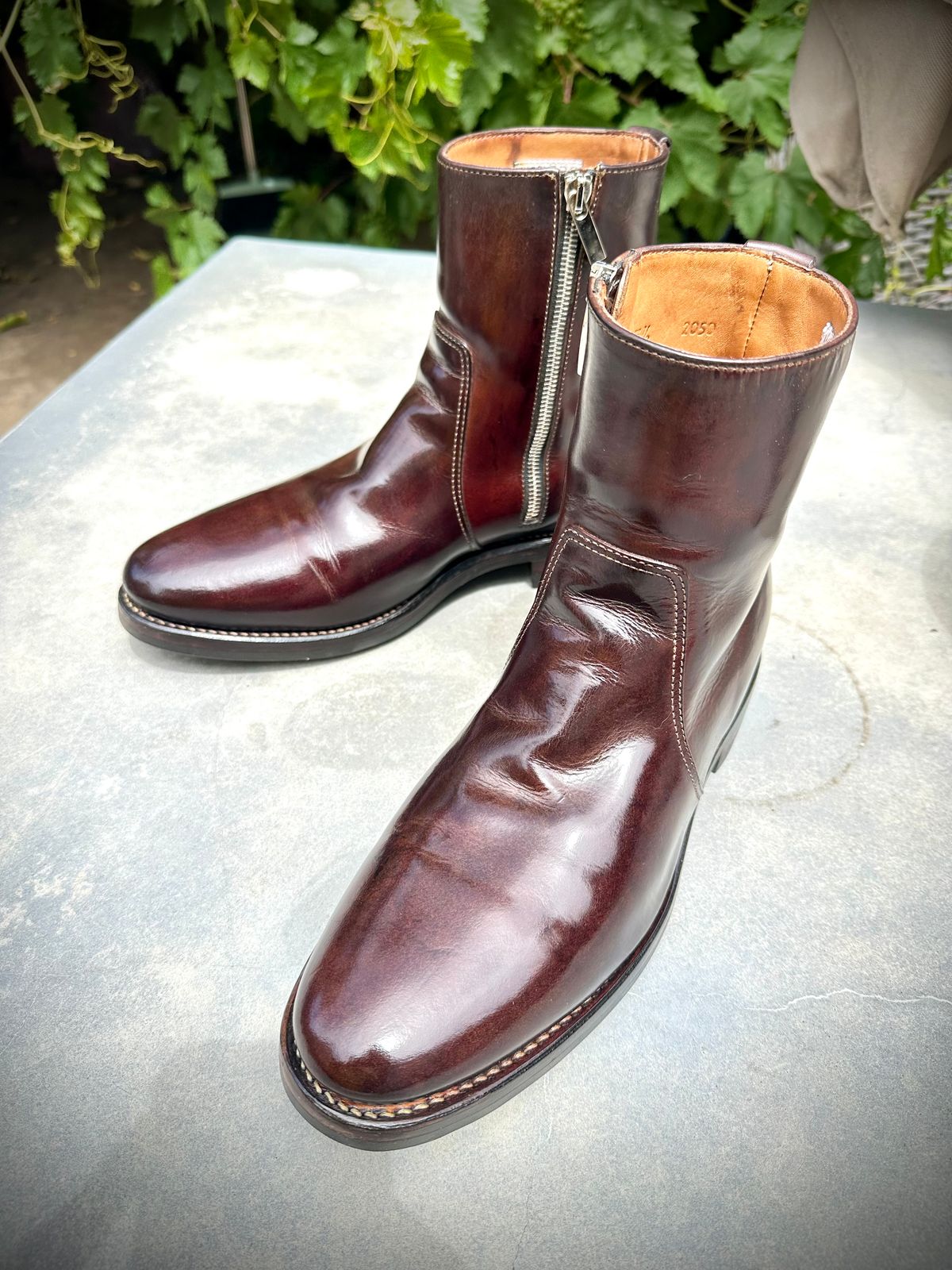 Photo by Suited_n_Booted on June 6, 2026 of the Viberg x Division Road Side Zip in Calf Nubuck Fango.