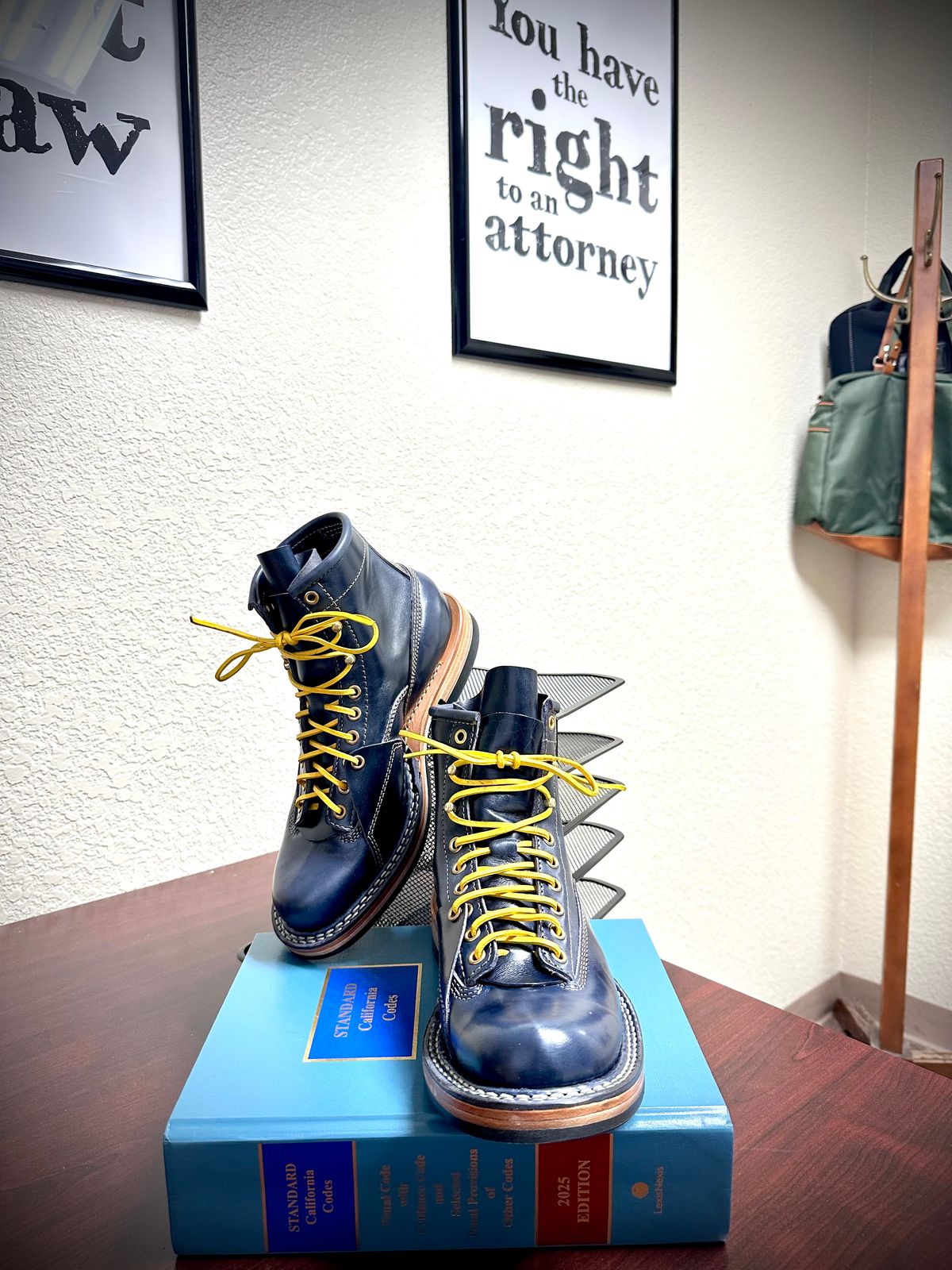 Photo by Suited_n_Booted on June 9, 2026 of the White's Bounty Hunter in Maryam Navy Horsehide.