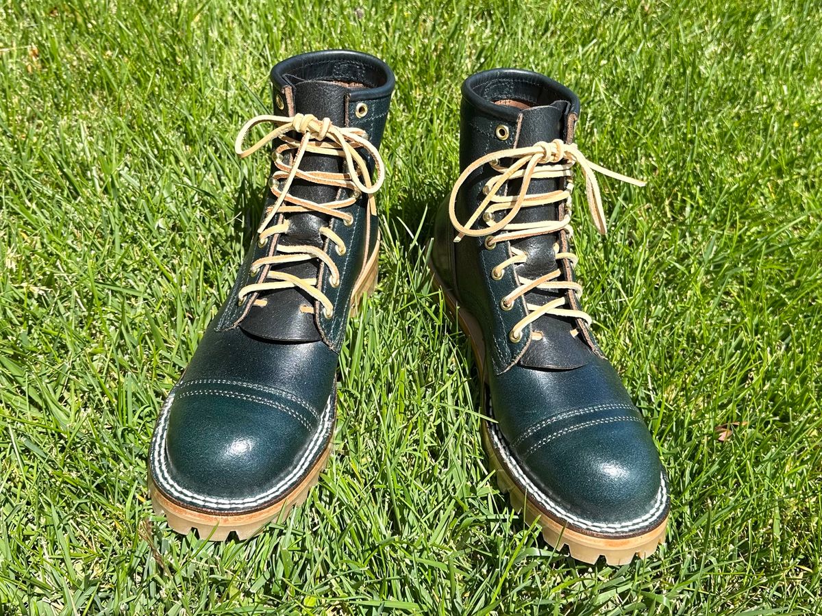 Photo by Suited_n_Booted on May 30, 2026 of the Nick’s MTO in Horween Pacific Waxed Flesh.