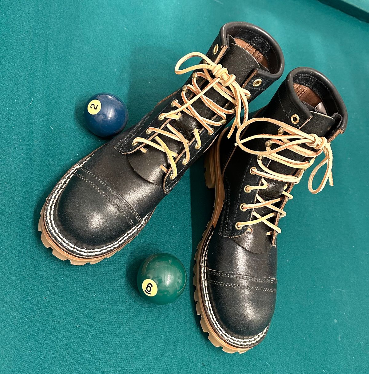 Photo by Suited_n_Booted on May 27, 2026 of the Nick’s MTO in Horween Pacific Waxed Flesh.