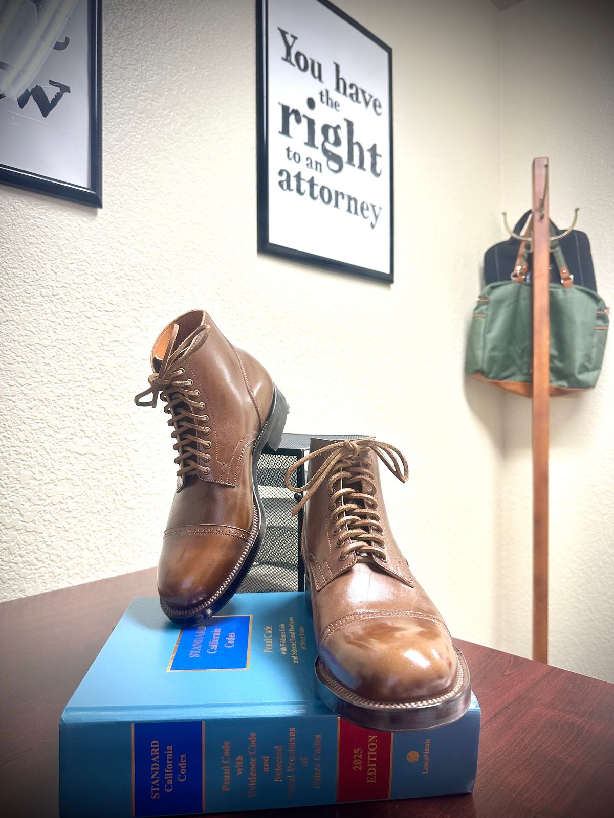 Photo by Suited_n_Booted on July 6, 2026 of the Viberg Service Boot BCT in Maryam Muschio Horsebutt.