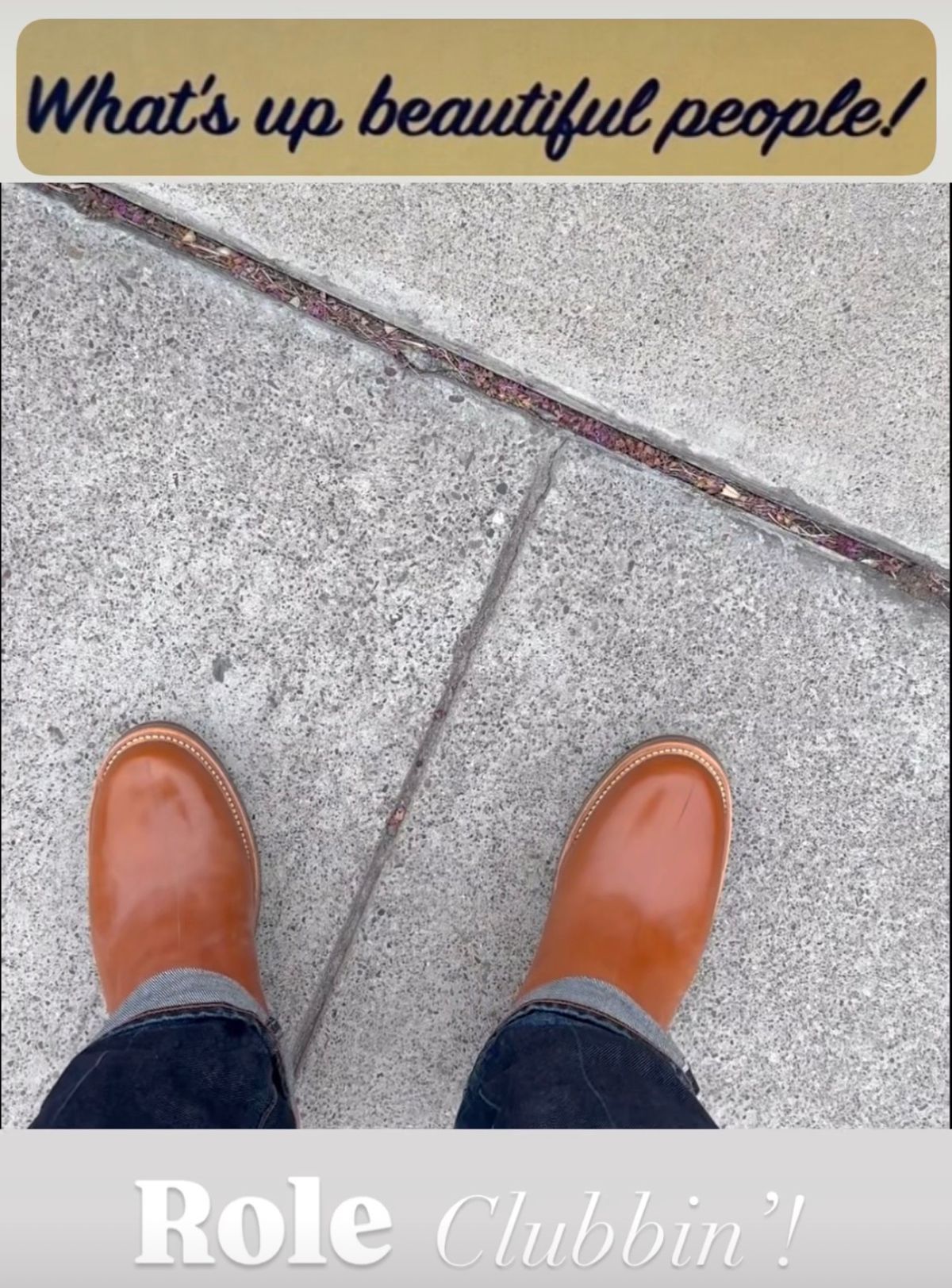 Photo by Suited_n_Booted on June 25, 2026 of the Role Club Engineer Boots in Natural Italian Horsebutt.