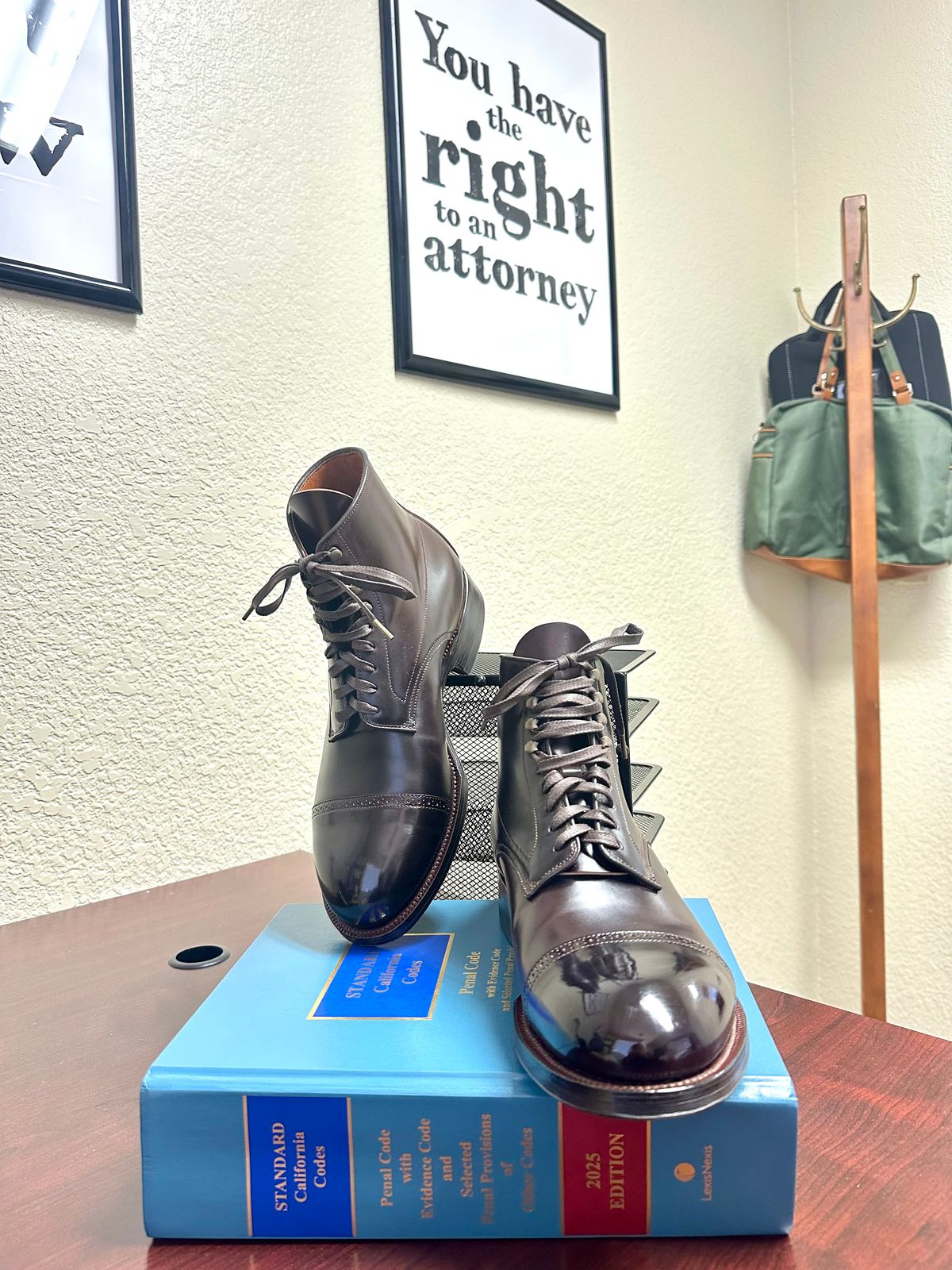 Photo by Suited_n_Booted on June 17, 2026 of the Viberg Navvy Boot in Horween Color 8 Shell Cordovan.