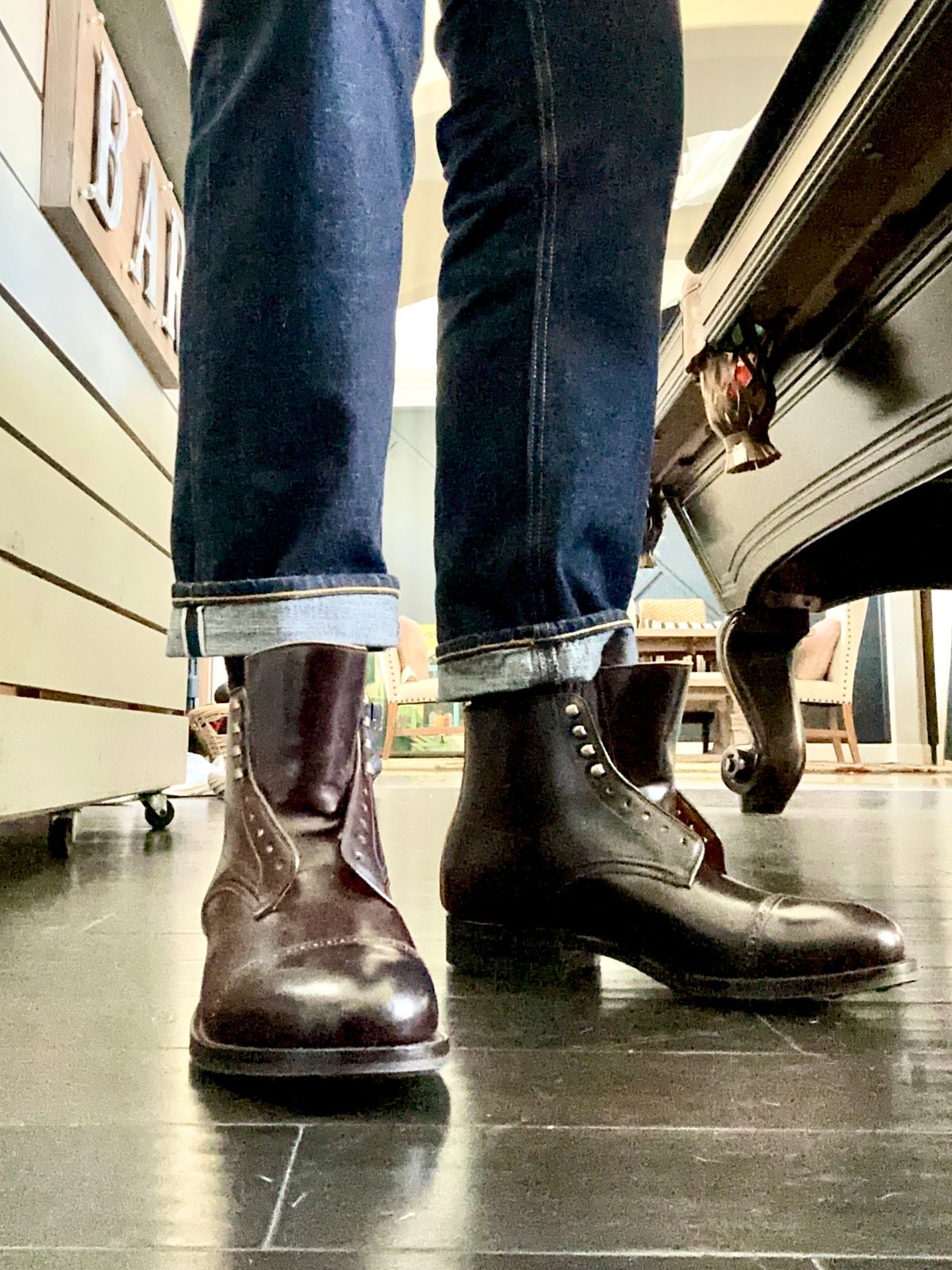 Photo by Suited_n_Booted on June 9, 2026 of the Viberg Navvy Boot in Horween Color 8 Shell Cordovan.