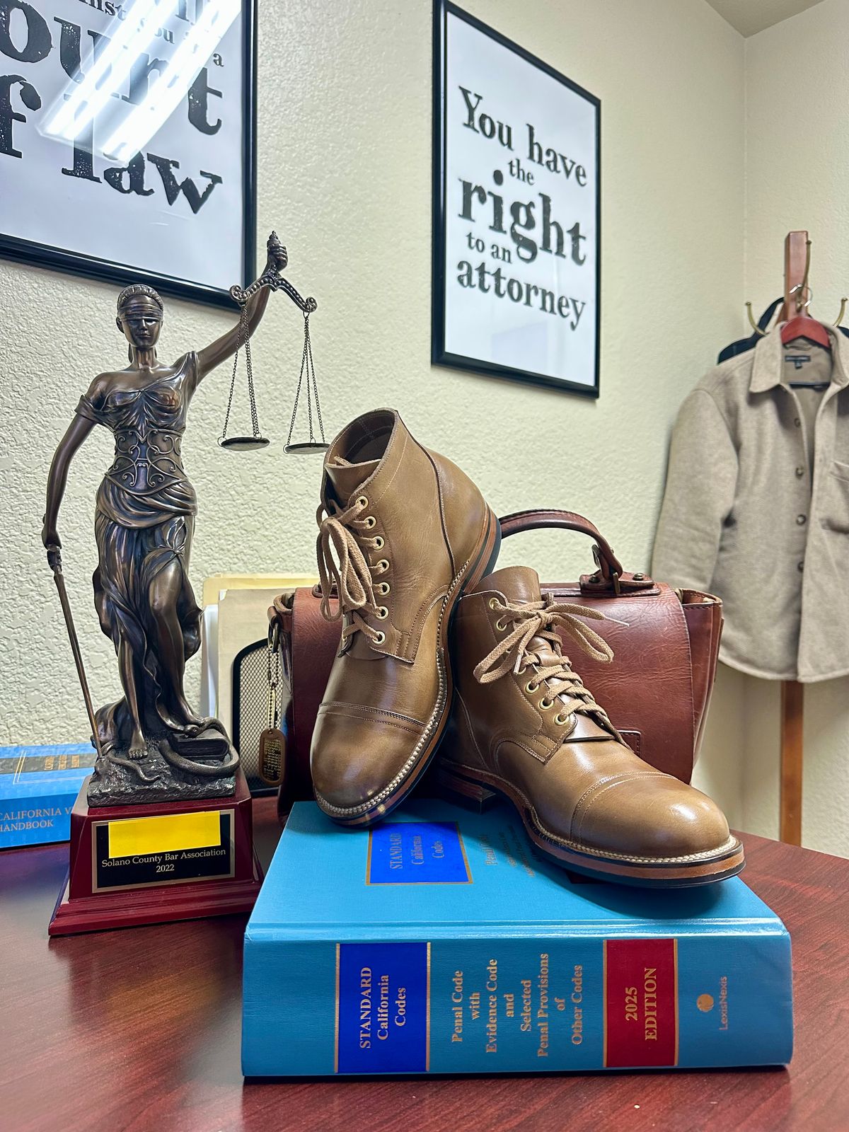 Photo by Suited_n_Booted on March 5, 2026 of the Viberg Service Boot PCT in Horween Natural Chromexcel.