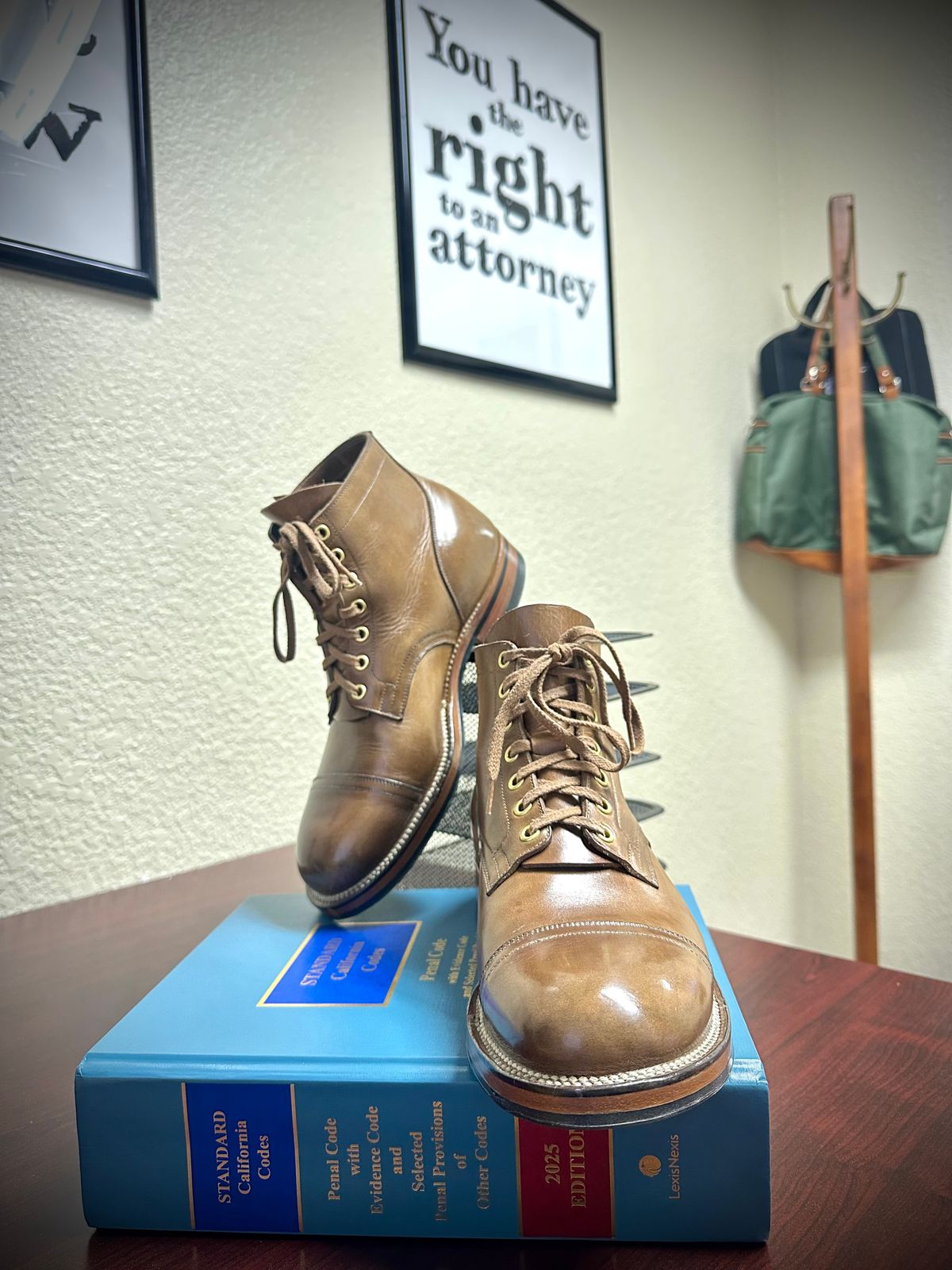 Photo by Suited_n_Booted on June 22, 2026 of the Viberg Service Boot PCT in Horween Natural Chromexcel.