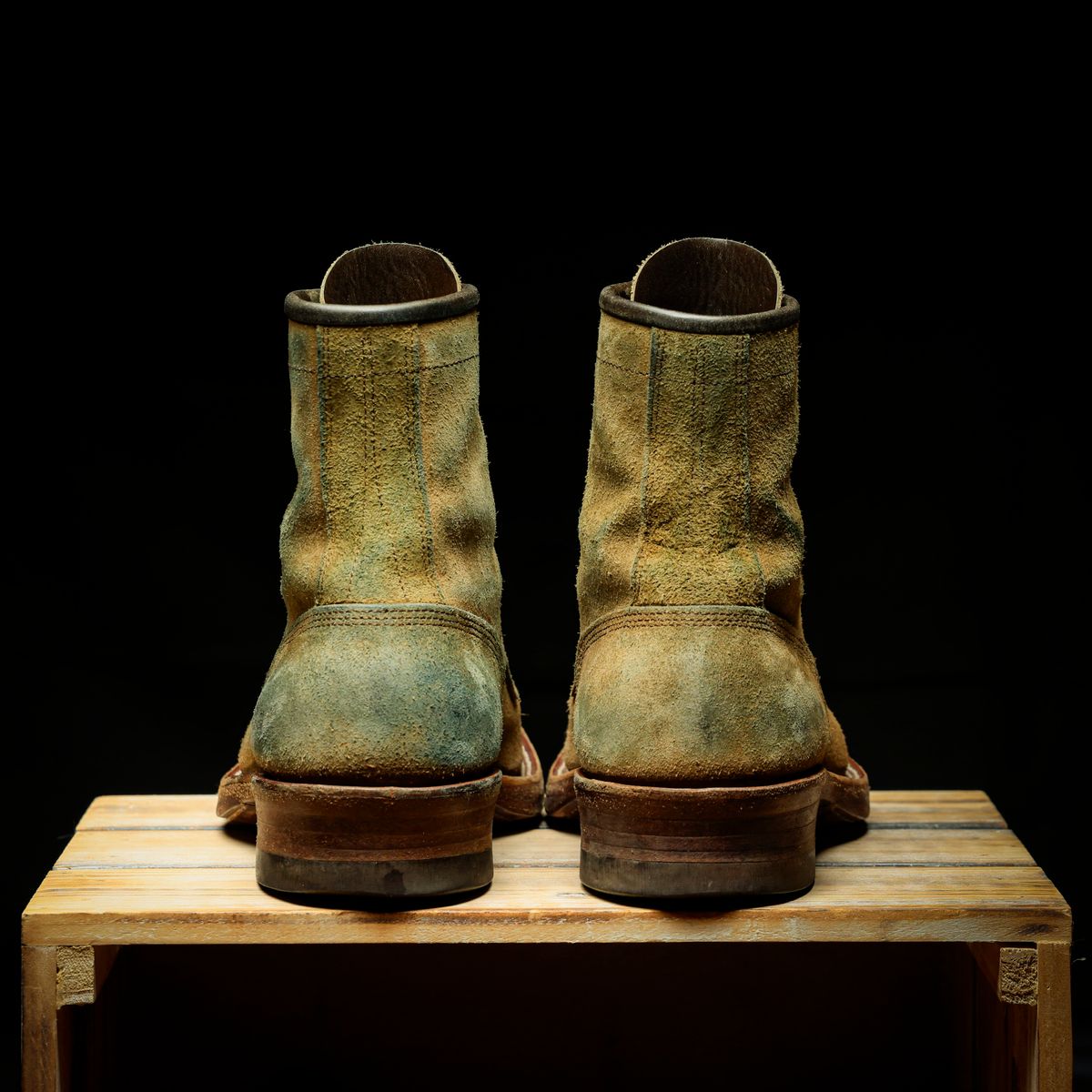 Photo by ScuffedUpKicks on March 6, 2026 of the Sobreiro Boots Estrella in Lo Stivale Natural Roughout.