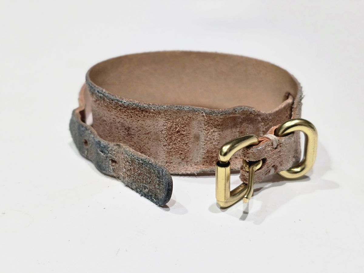 Photo by alanight on March 6, 2026 of the Harker Leatherworks Wristband in Natural Roughout Veg Tan.