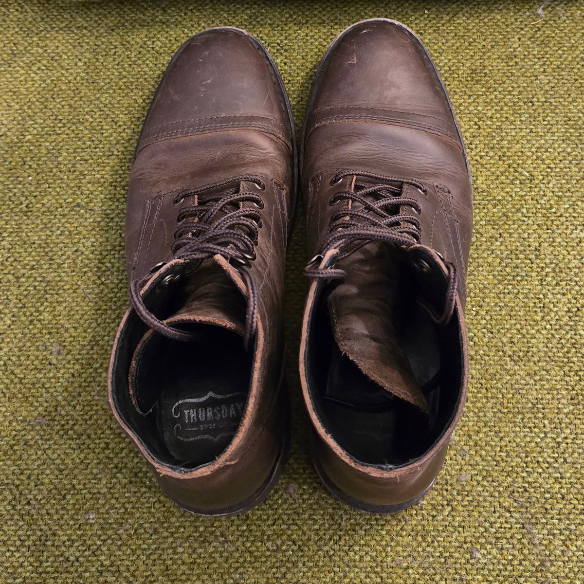 Photo by calljeef on January 4, 2026 of the Thursday Captain in Tobacco Rugged & Resilient.