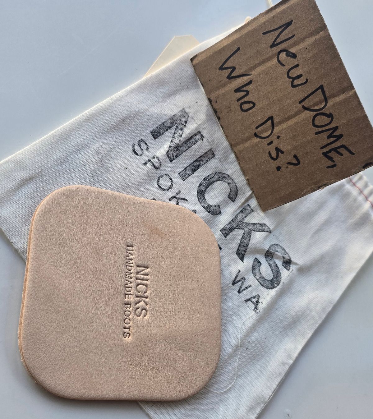 Photo by calljeef on October 2, 2025 of the Nicks Coaster in Wickett & Craig Natural Veg Tan.
