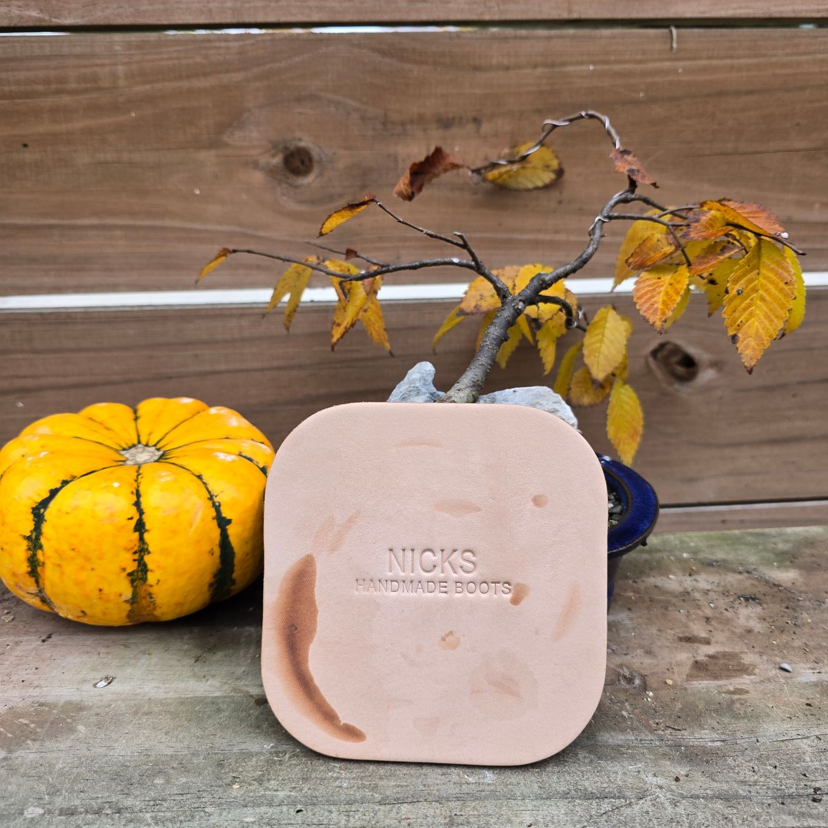 Photo by calljeef on November 2, 2025 of the Nicks Coaster in Wickett & Craig Natural Veg Tan.