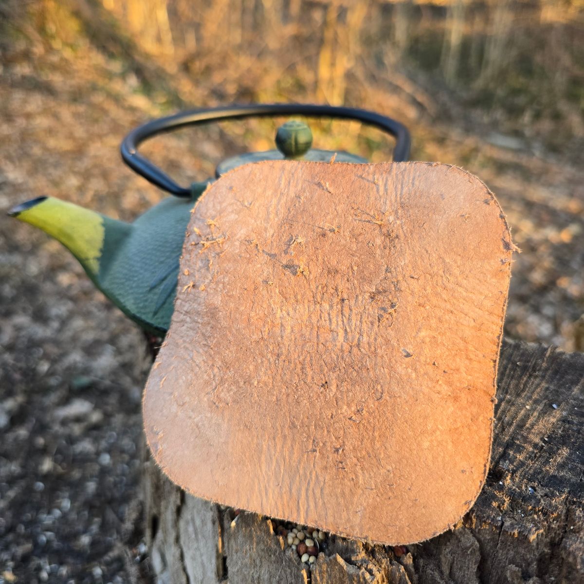 Photo by calljeef on March 1, 2026 of the Nicks Coaster in Wickett & Craig Natural Veg Tan.