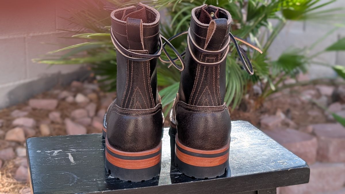Photo by mdenehie on October 1, 2025 of the Nicks x Rose Anvil ND1 in Seidel 1964 Brown Roughout.