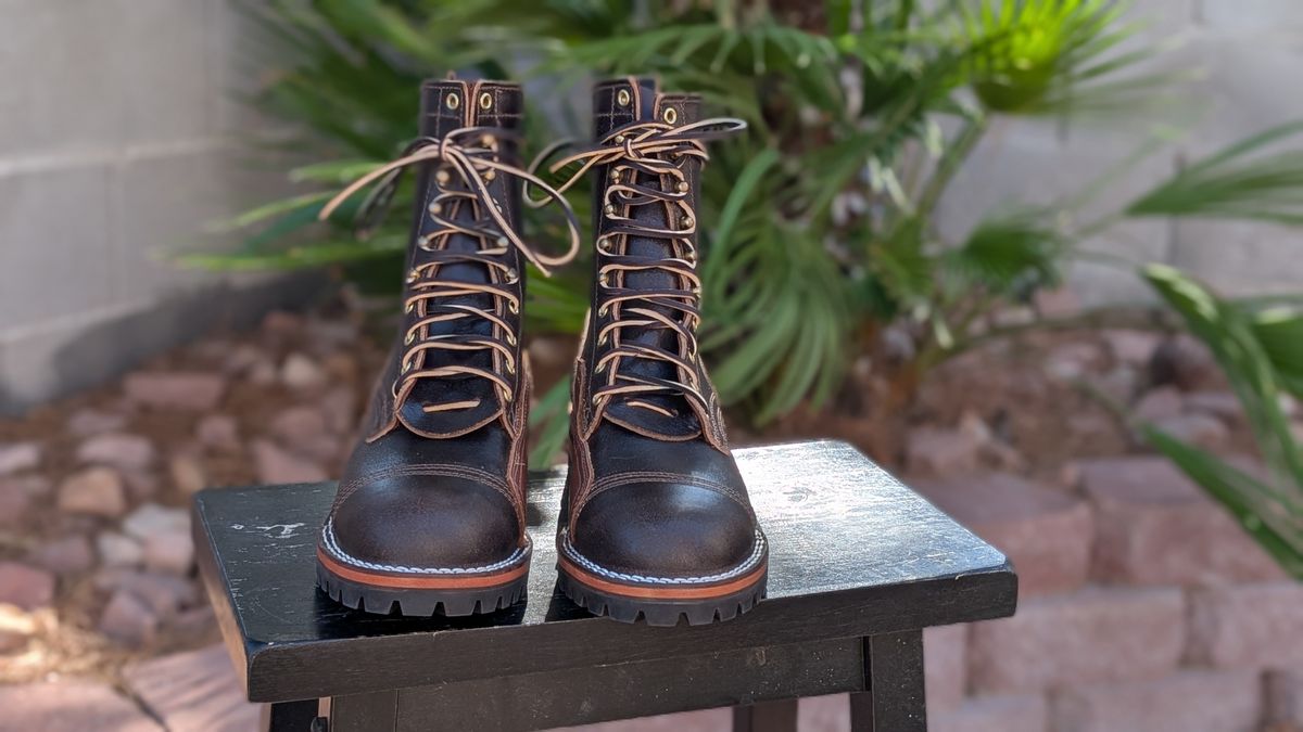 Photo by mdenehie on October 1, 2025 of the Nicks x Rose Anvil ND1 in Seidel 1964 Brown Roughout.