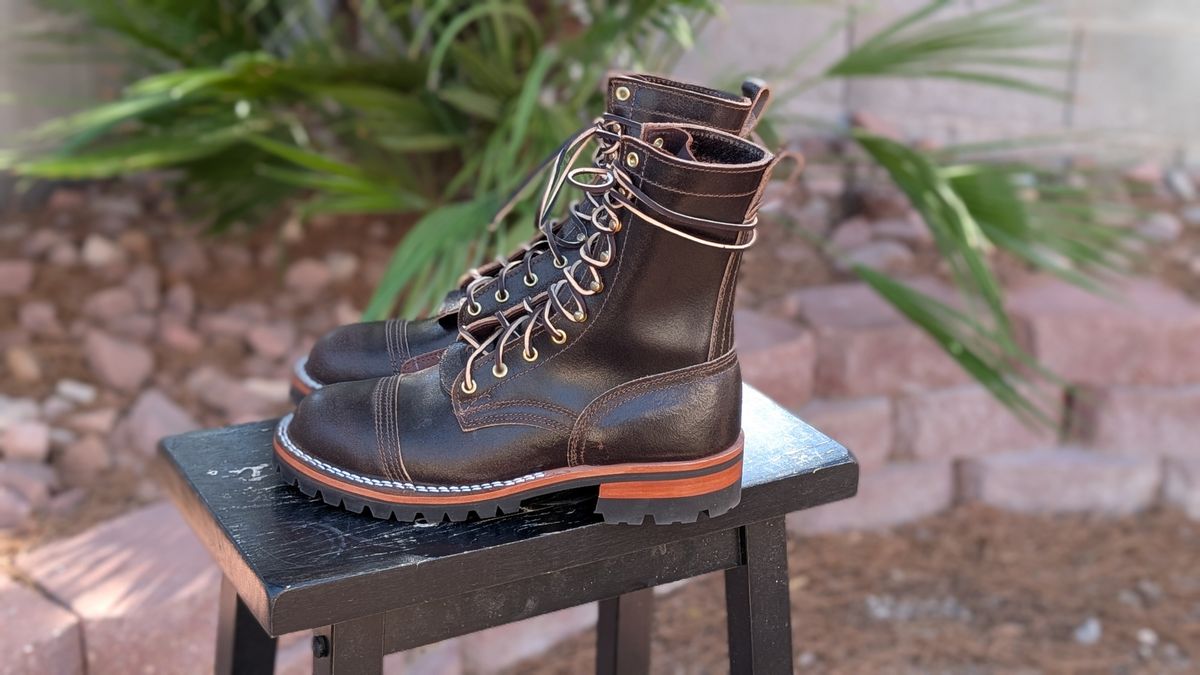 Photo by mdenehie on October 1, 2025 of the Nicks x Rose Anvil ND1 in Seidel 1964 Brown Roughout.
