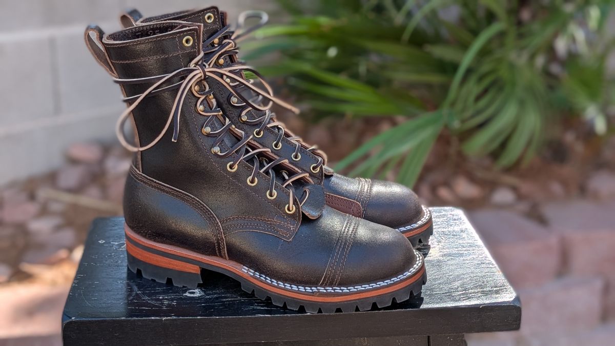 Photo by mdenehie on October 1, 2025 of the Nicks x Rose Anvil ND1 in Seidel 1964 Brown Roughout.
