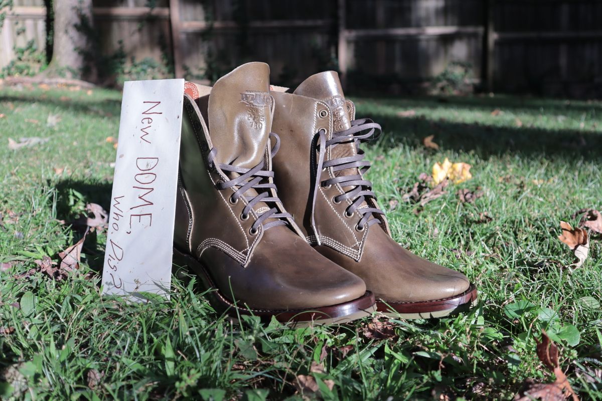 Photo by DinkyDog on October 2, 2025 of the Willie's Handmade Boots Boondocker in Maryam Olive Horsebutt.