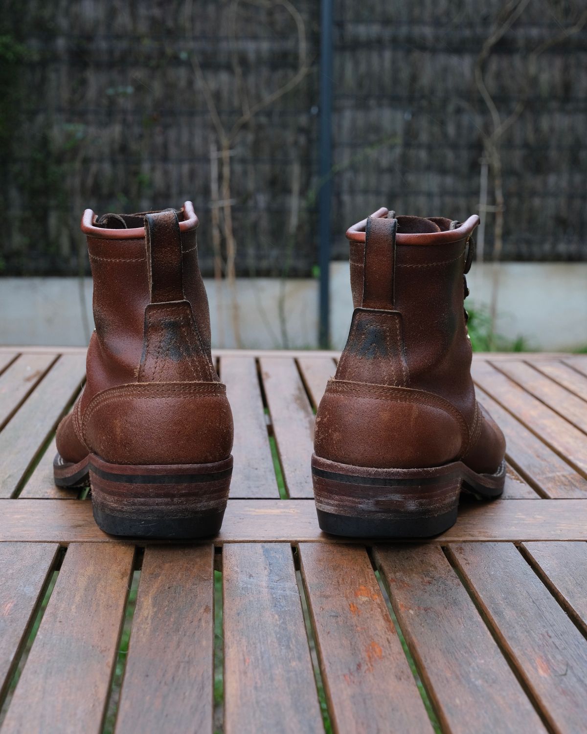 Photo by Clemmach on February 23, 2026 of the Nicks Robert in Horween Ember Waxed Flesh.