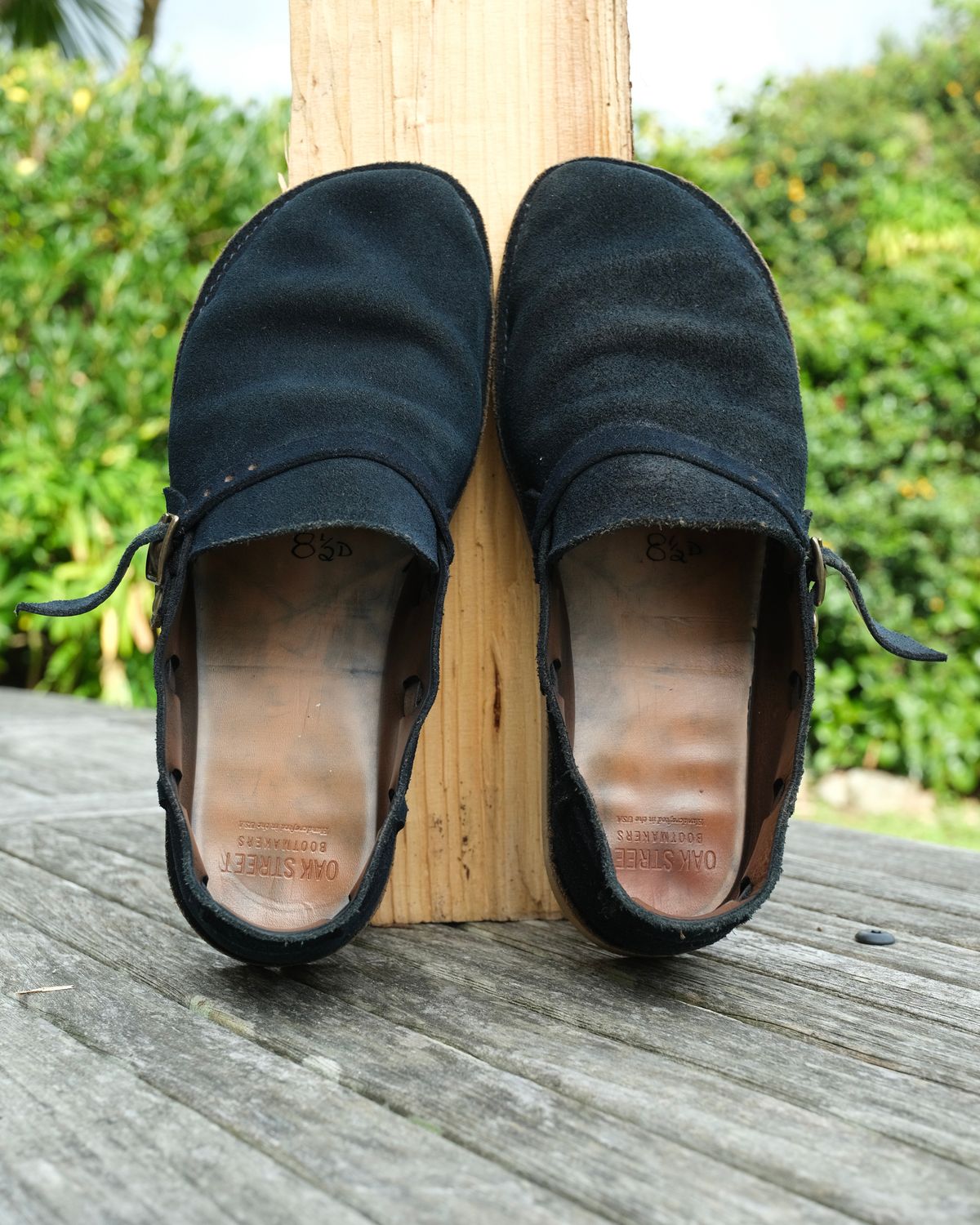 Photo by Clemmach on October 26, 2025 of the Oak Street Bootmakers Country Loafer in Horween Natural Indigo Chromexcel Roughout.