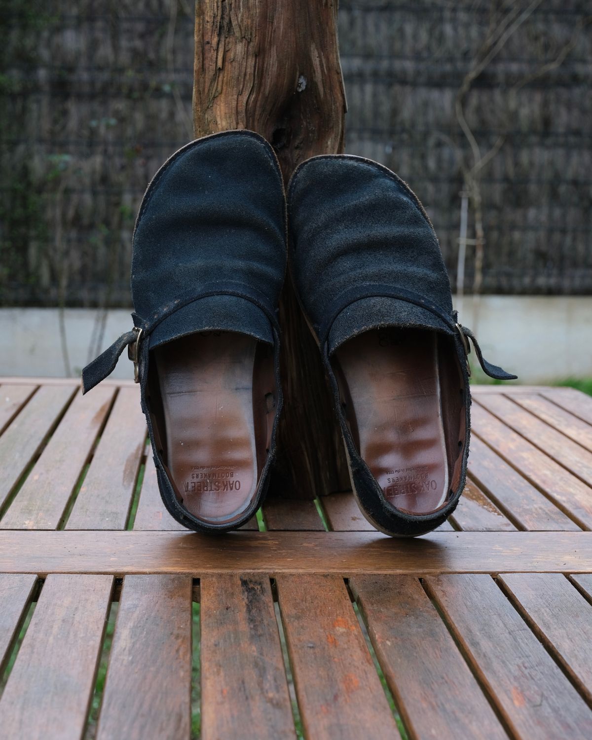Photo by Clemmach on February 23, 2026 of the Oak Street Bootmakers Country Loafer in Horween Natural Indigo Chromexcel Roughout.