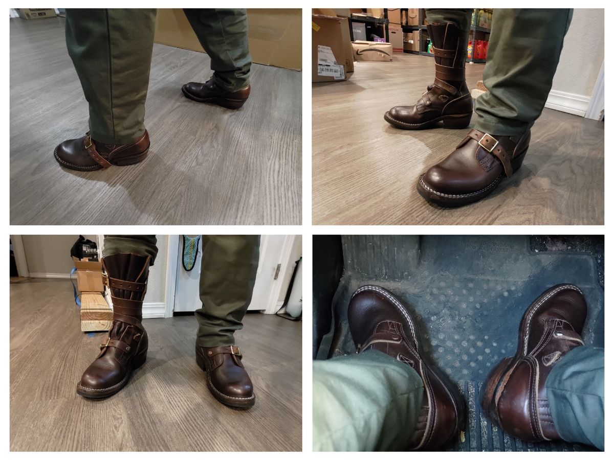 Photo by 3ringCircu5 on September 25, 2025 of the Nicks Heritage TankerPro in Horween Brown Chromexcel.