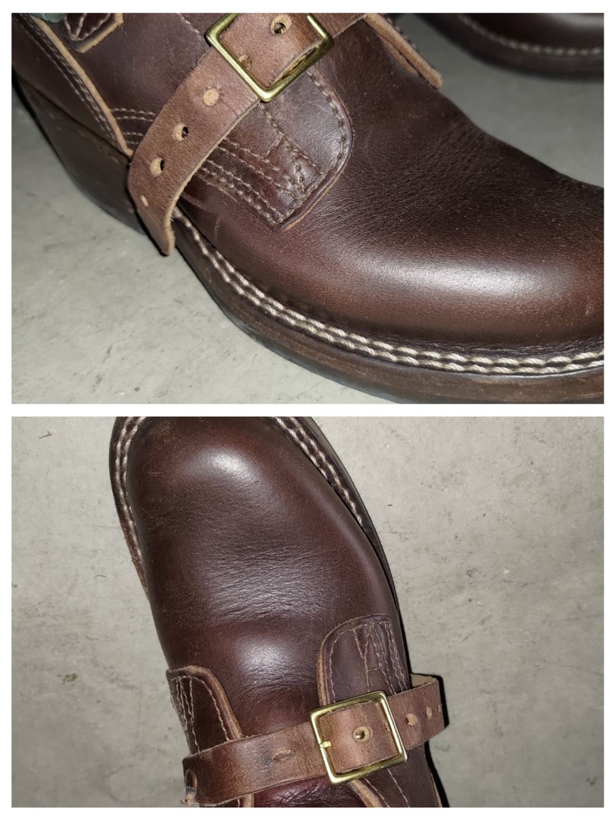Photo by 3ringCircu5 on September 28, 2025 of the Nicks Heritage TankerPro in Horween Brown Chromexcel.