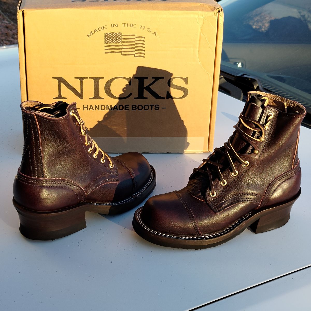Photo by 3ringCircu5 on March 10, 2026 of the Nicks MTO in Wickett & Craig Milled Violet Double Stuffed.