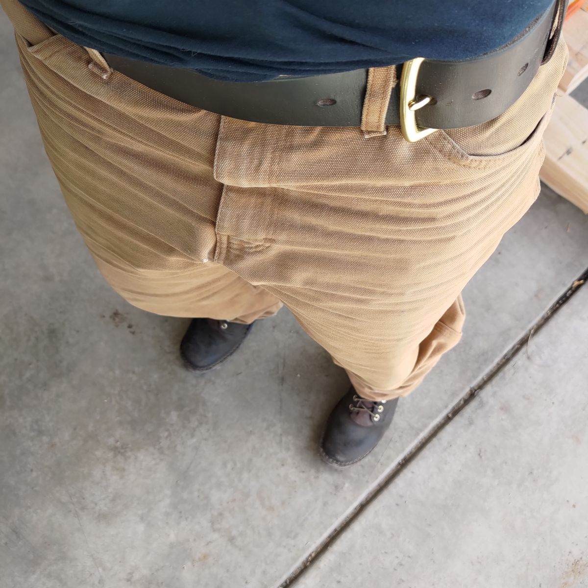 Photo by 3ringCircu5 on May 25, 2026 of the Nicks Urban Logger in Horween Black Waxed Flesh.