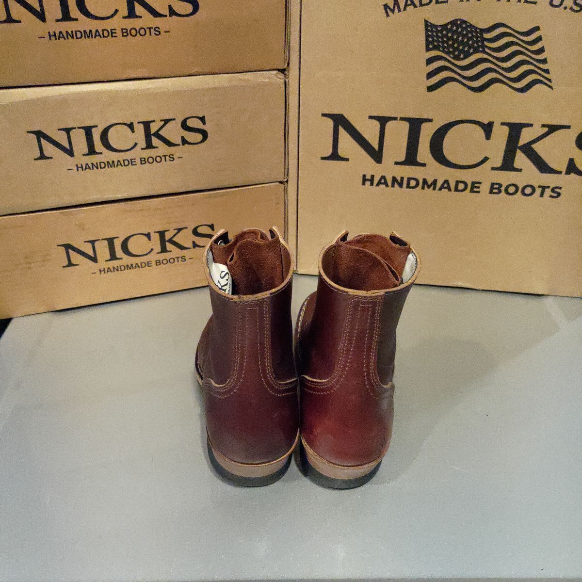 Photo by 3ringCircu5 on August 17, 2024 of the Nicks MTO in Horween Tan Waxed Flesh.