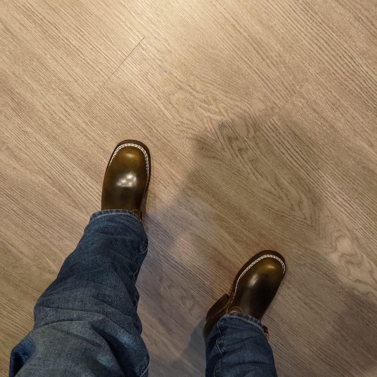 Photo by 3ringCircu5 on October 23, 2025 of the Nicks Pullman in Wickett & Craig Olive Double Stuffed.