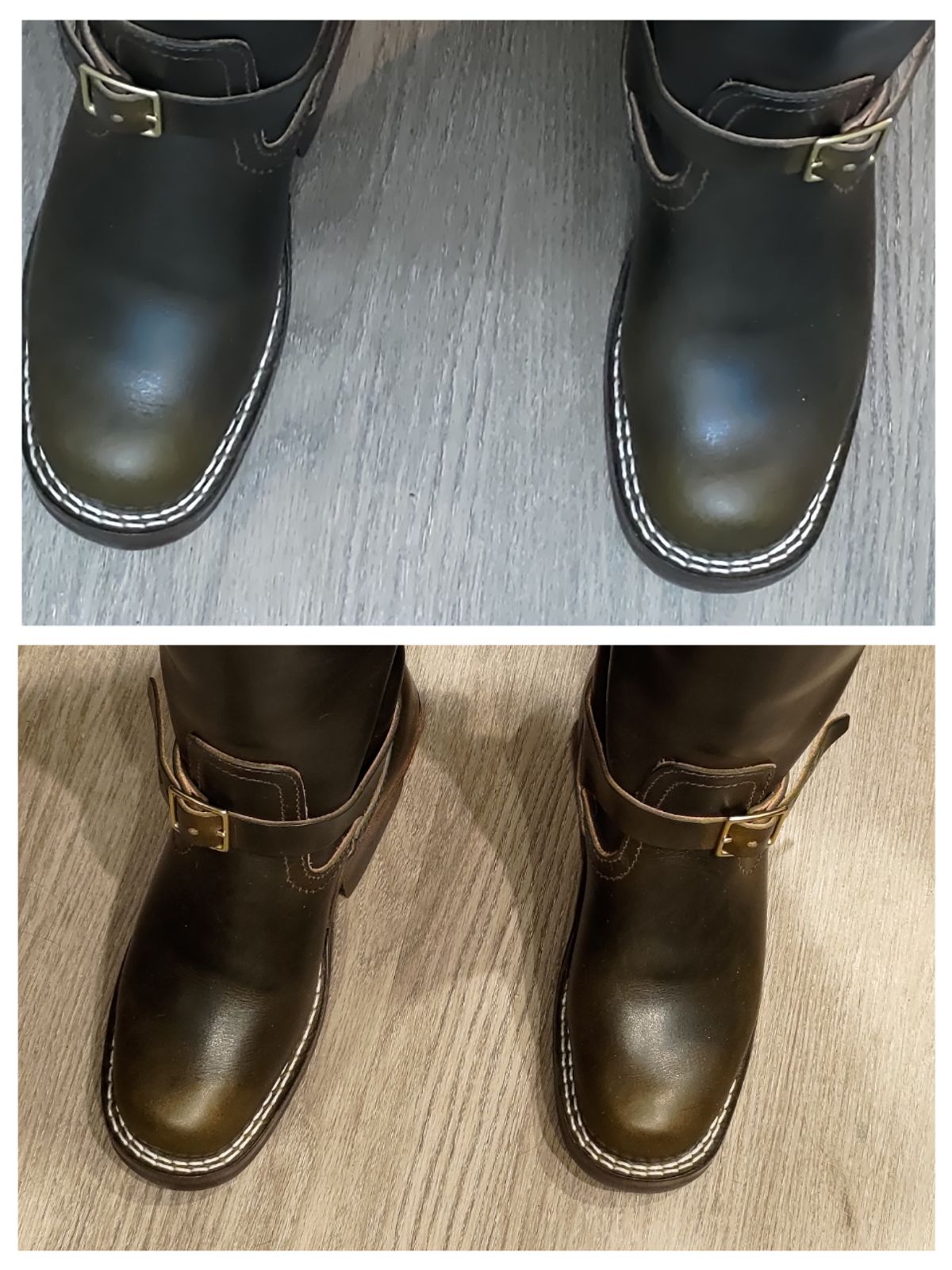 Photo by 3ringCircu5 on December 21, 2025 of the Nicks Pullman in Wickett & Craig Olive Double Stuffed.