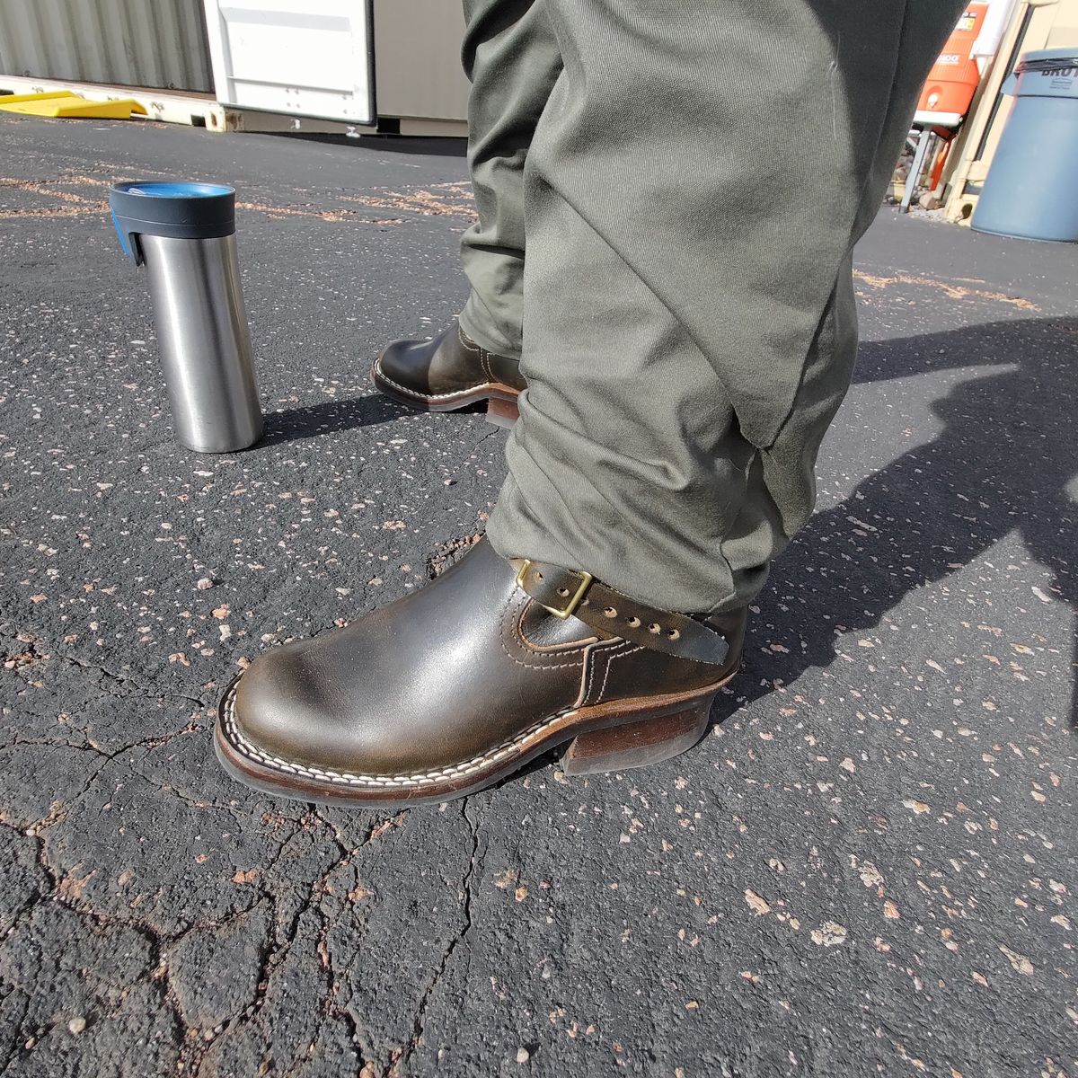 Photo by 3ringCircu5 on March 2, 2026 of the Nicks Pullman in Wickett & Craig Olive Double Stuffed.