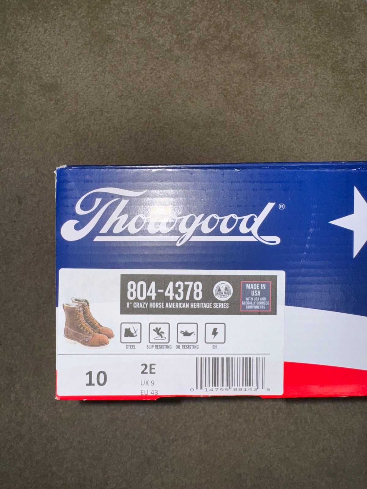Photo by Michael_T on May 2, 2025 of the Thorogood American Heritage 8" Moc Toe in Seidel Trail Crazy Horse.