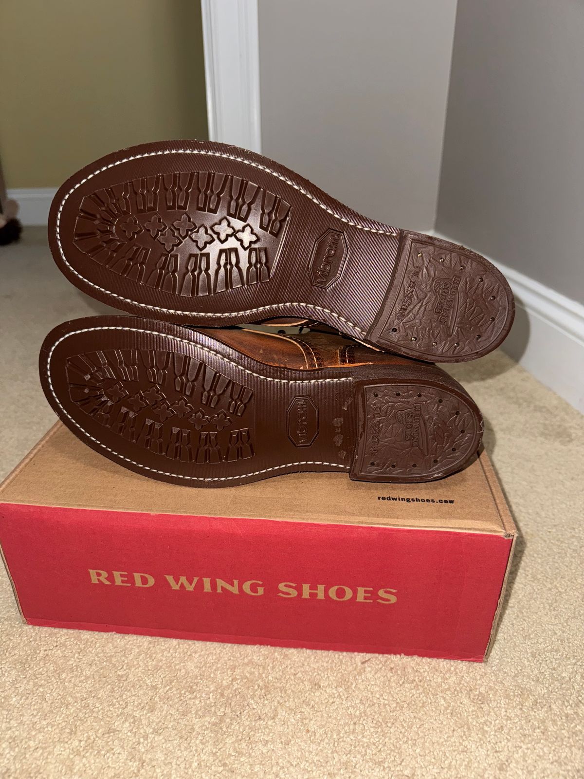 Photo by Michael_T on May 2, 2025 of the Red Wing Iron Ranger in S.B. Foot Copper Rough and Tough.