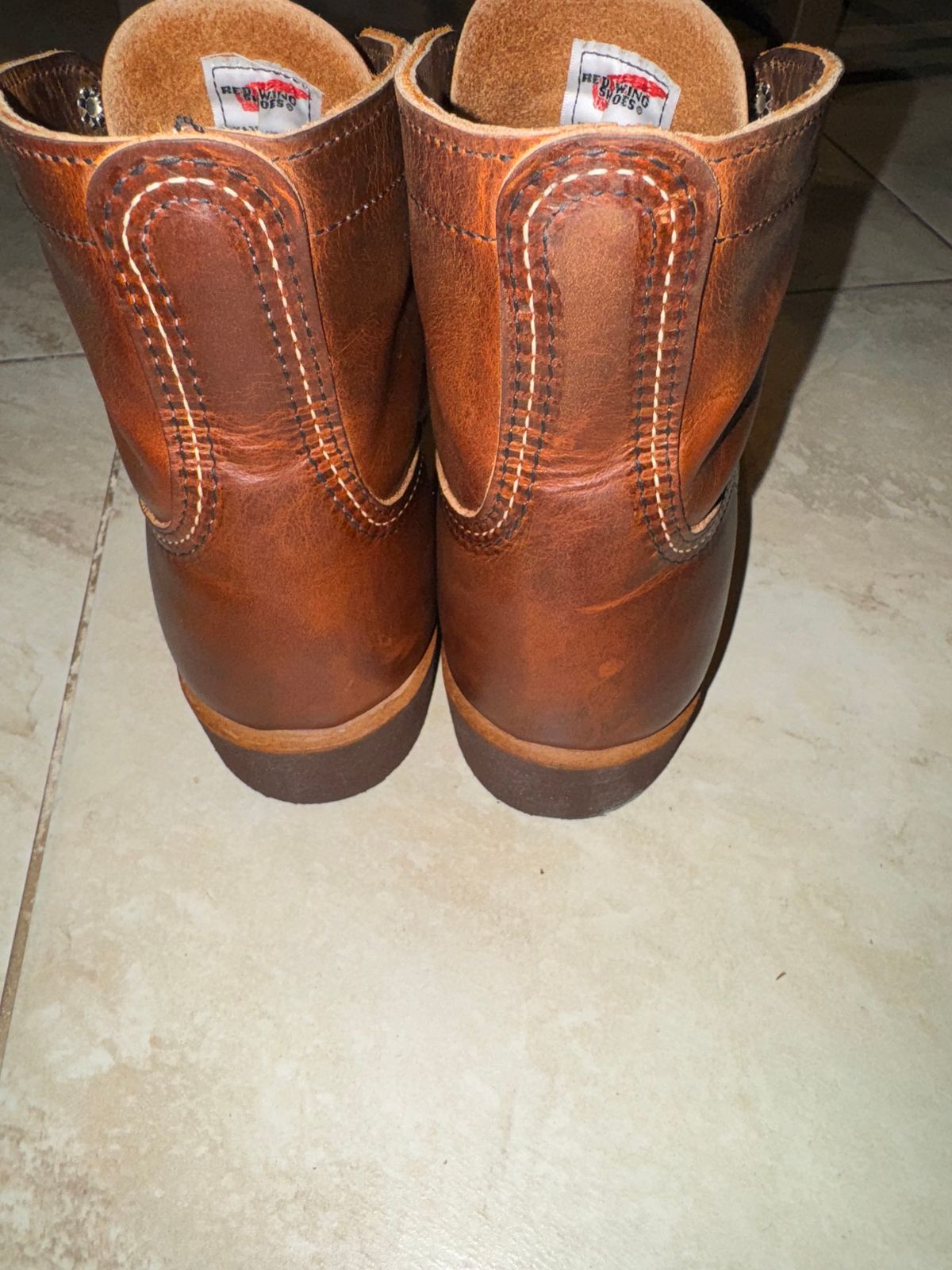 Photo by Michael_T on May 5, 2025 of the Red Wing Iron Ranger in S.B. Foot Copper Rough and Tough.