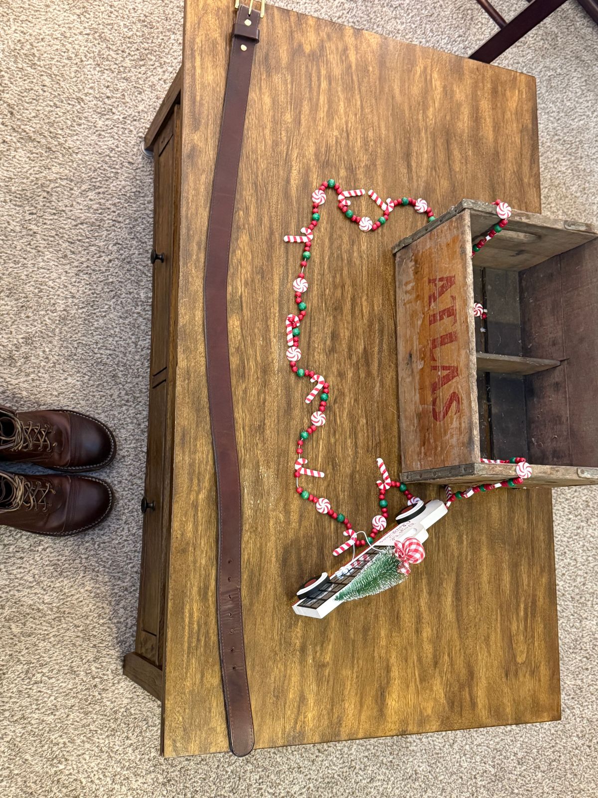 Photo by Odyssey.Rider on December 5, 2025 of the Nicks Heritage Belt in Wickett & Craig Buck Brown Double Stuffed.