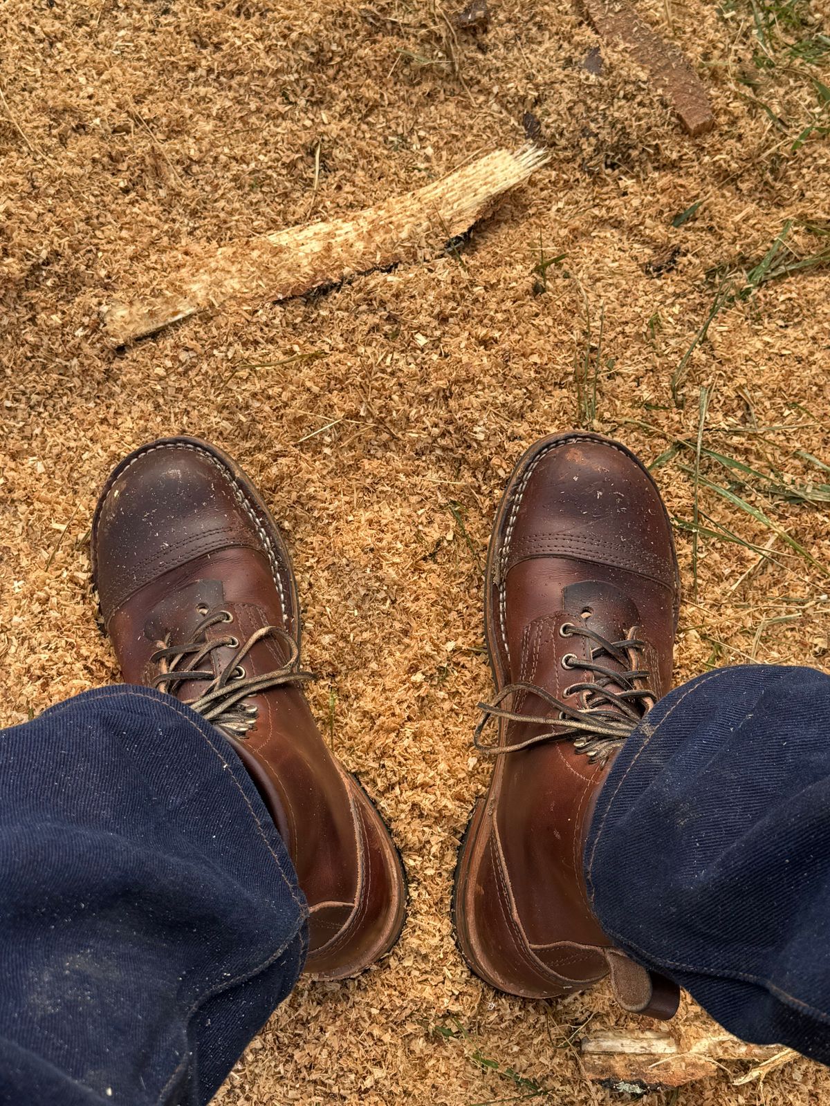 Photo by Odyssey.Rider on November 22, 2025 of the Nicks MTO in Wickett & Craig Buck Brown Double Stuffed.