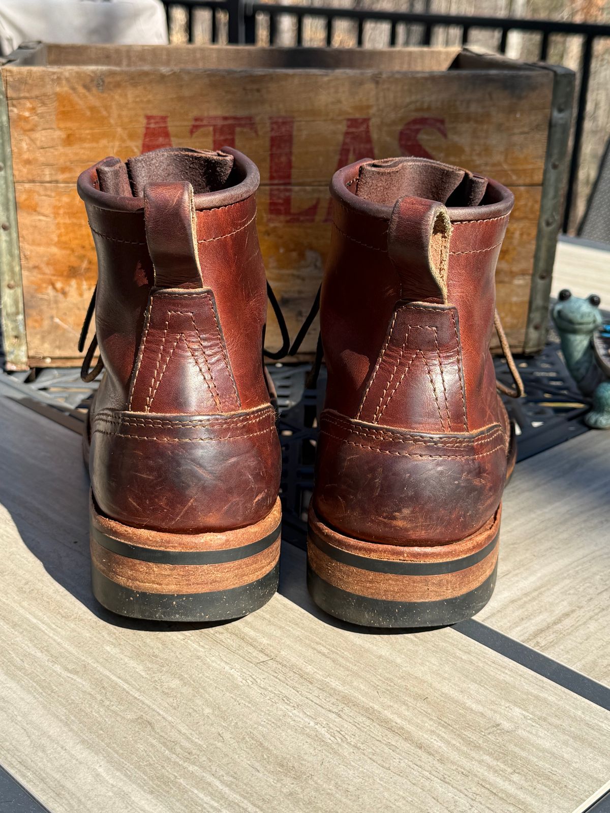 Photo by Odyssey.Rider on February 28, 2026 of the Nicks MTO in Wickett & Craig Buck Brown Double Stuffed.