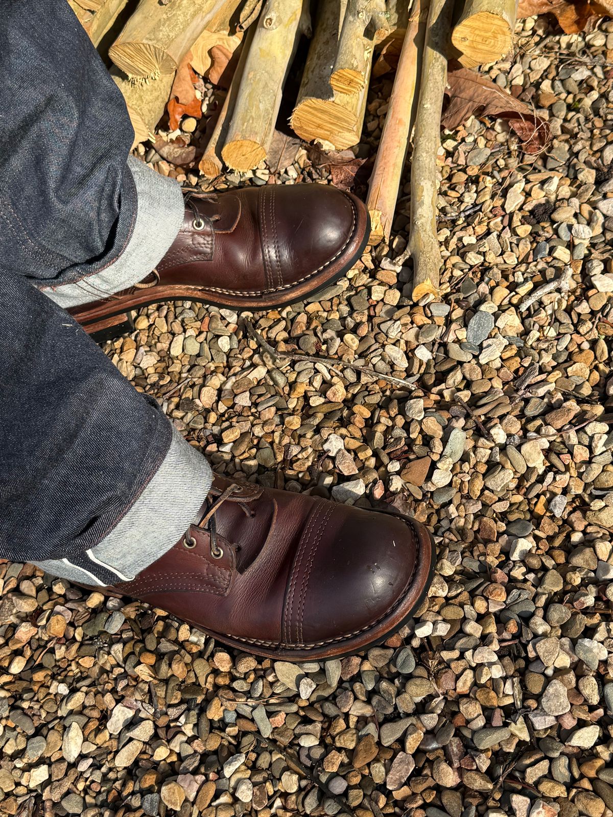 Photo by Odyssey.Rider on April 2, 2026 of the Nicks MTO in Wickett & Craig Buck Brown Double Stuffed.