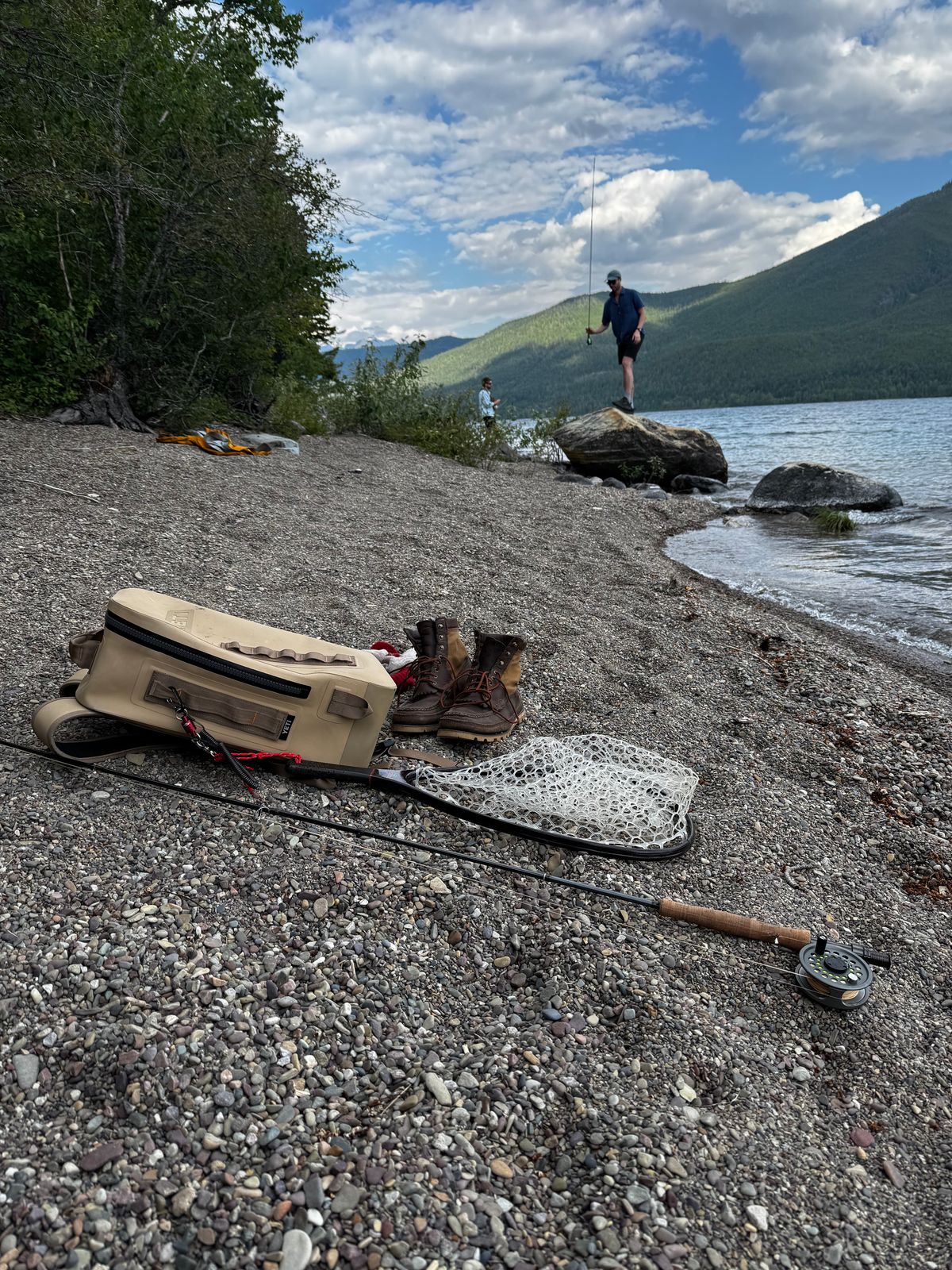 Photo by johnny.tahoe on July 17, 2025 of the Russell Moccasin Co. Joe's PH in Weathered Oak Timberjack.