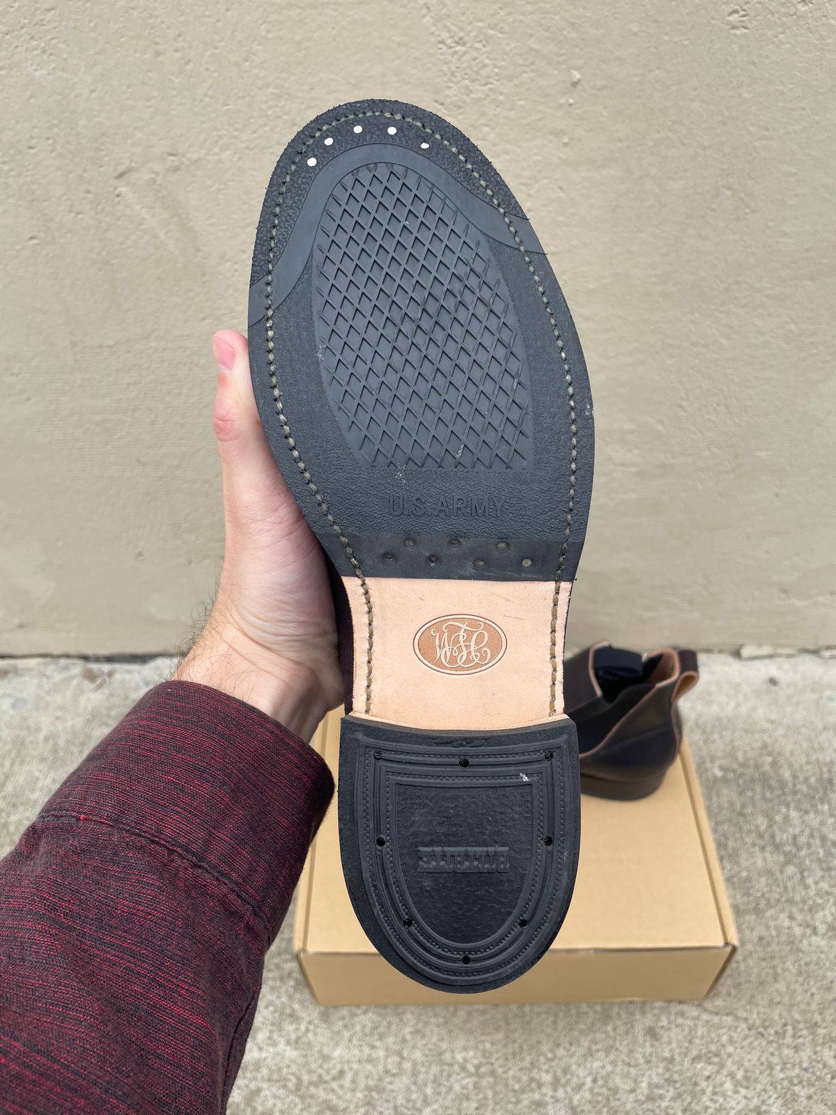 Photo by okimoti on December 22, 2025 of the Timeworn Clothing Side Gore Boots in Black Steerhide.