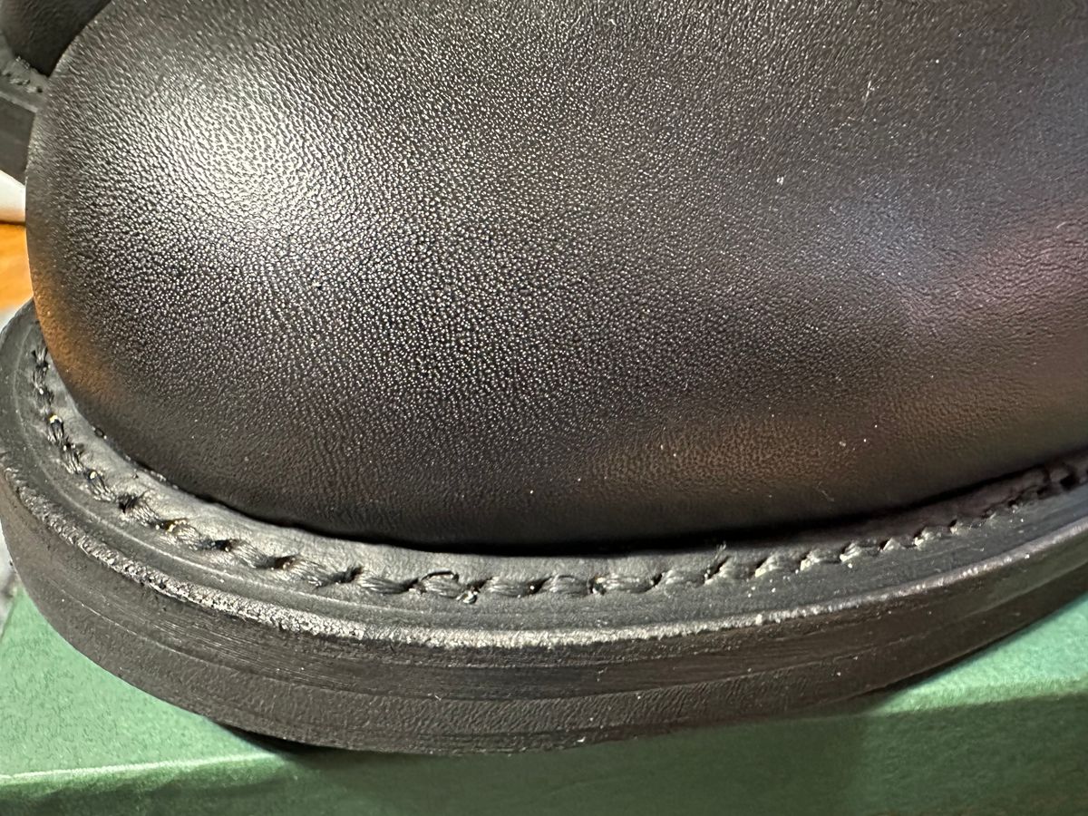 Photo by boughtsomemilk on June 26, 2025 of the Rolling Dub Trio Casper Boot in Black Greentea Core.