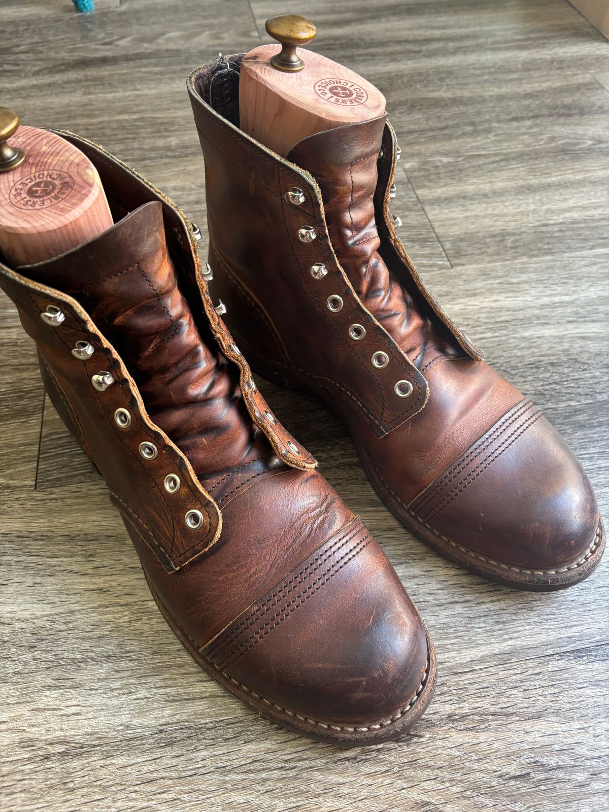 Photo by Nauta on May 30, 2026 of the Red Wing Iron Ranger in S.B. Foot Copper Rough and Tough.
