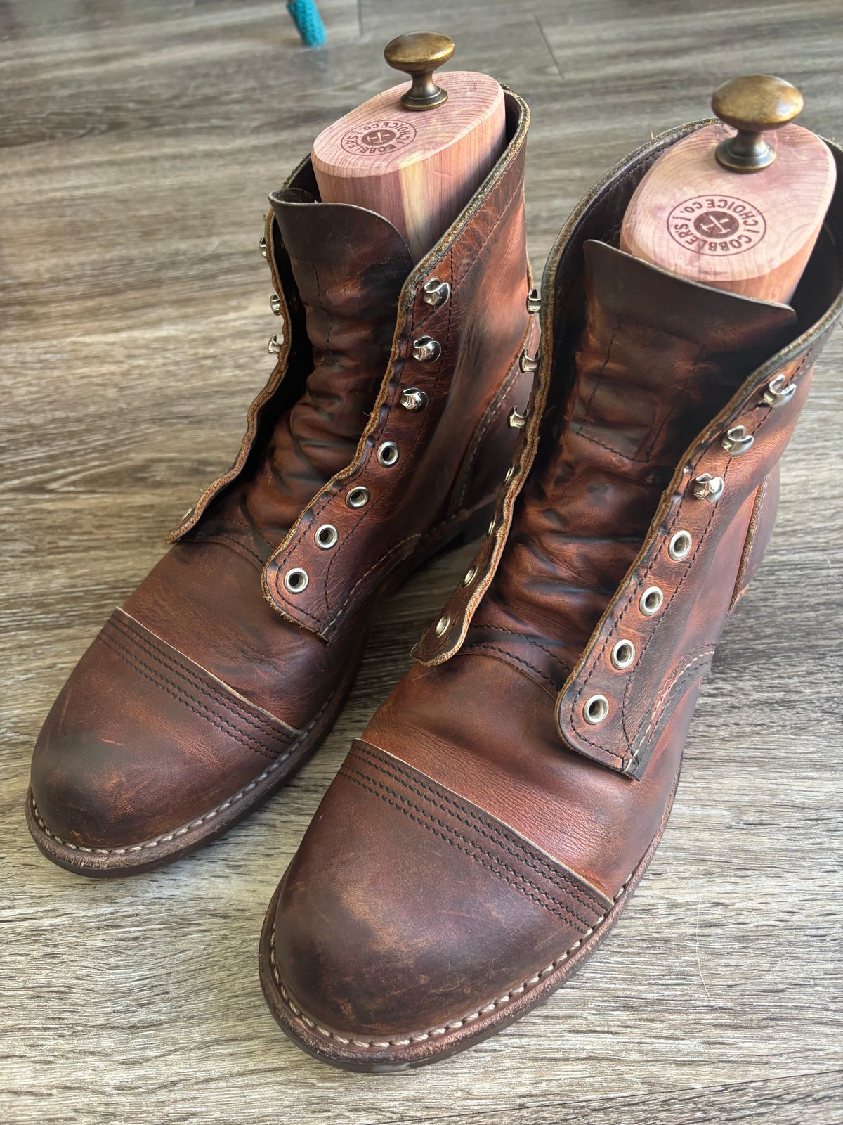 Photo by Nauta on May 30, 2026 of the Red Wing Iron Ranger in S.B. Foot Copper Rough and Tough.