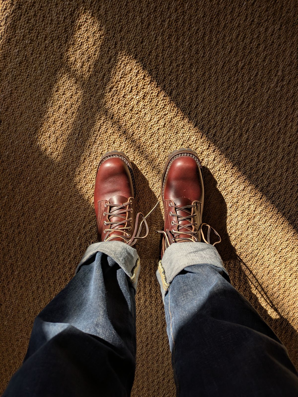 Photo by Seatpost on January 29, 2026 of the Nicks Urban Logger in Horween Shackleton Brown.