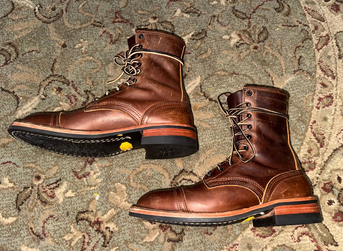 Photo by t1ga5 on February 22, 2026 of the Nicks X Parkhurst V3 in Horween Whiskey Predator.